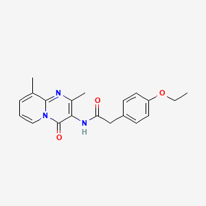 N-{2,9-Dimethyl-4-oxo-4H-pyrido[1,2-A]pyrimidin-3-YL}-2-(4-ethoxyphenyl)acetamide