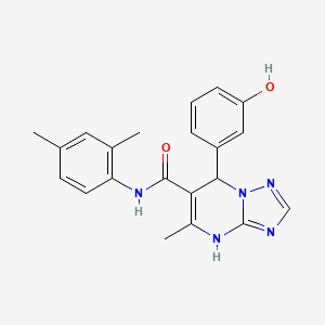 N-(2,4-dimethylphenyl)-7-(3-hydroxyphenyl)-5-methyl-4,7-dihydro[1,2,4]triazolo[1,5-a]pyrimidine-6-carboxamide