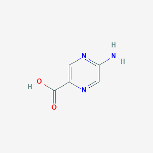 molecular formula C5H5N3O2 B112594 5-Aminopyrazine-2-carboxylic acid CAS No. 40155-43-9