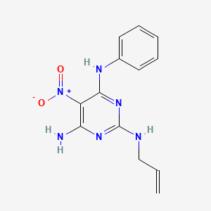 5-nitro-N~4~-phenyl-N~2~-(prop-2-en-1-yl)pyrimidine-2,4,6-triamine