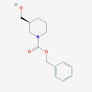 molecular formula C14H19NO3 B112597 benzyl (3S)-3-(hydroxymethyl)piperidine-1-carboxylate CAS No. 405061-52-1