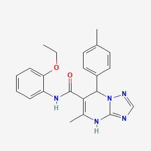 N-(2-ethoxyphenyl)-5-methyl-7-(4-methylphenyl)-4,7-dihydro[1,2,4]triazolo[1,5-a]pyrimidine-6-carboxamide