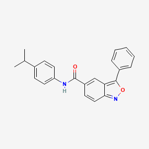 3-phenyl-N-[4-(propan-2-yl)phenyl]-2,1-benzoxazole-5-carboxamide