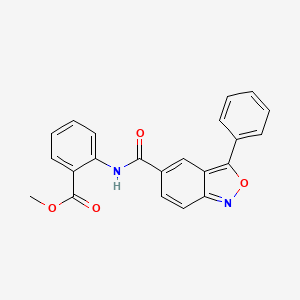 Methyl 2-{[(3-phenyl-2,1-benzoxazol-5-yl)carbonyl]amino}benzoate