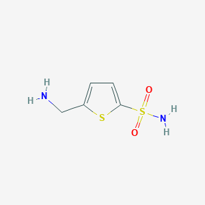 molecular formula C5H8N2O2S2 B112599 5-(氨甲基)噻吩-2-磺酰胺 CAS No. 408352-66-9