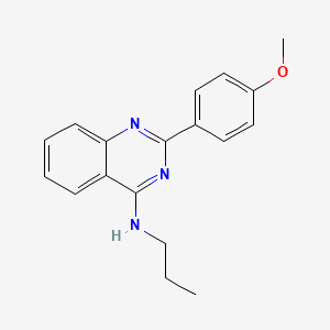 2-(4-methoxyphenyl)-N-propylquinazolin-4-amine