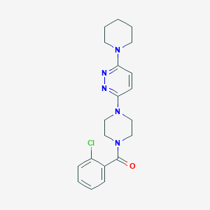 3-[4-(2-Chlorobenzoyl)piperazin-1-YL]-6-(piperidin-1-YL)pyridazine