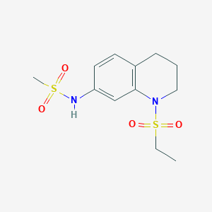 N-(1-(ethylsulfonyl)-1,2,3,4-tetrahydroquinolin-7-yl)methanesulfonamide