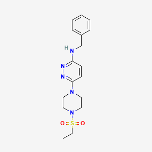 N-Benzyl-6-[4-(ethanesulfonyl)piperazin-1-YL]pyridazin-3-amine