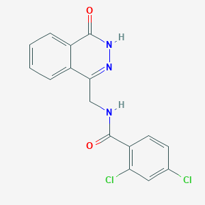 2,4-dichloro-N-[(4-oxo-3,4-dihydrophthalazin-1-yl)methyl]benzamide