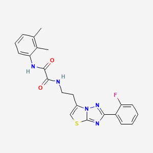 N1-(2,3-dimethylphenyl)-N2-(2-(2-(2-fluorophenyl)thiazolo[3,2-b][1,2,4]triazol-6-yl)ethyl)oxalamide