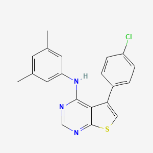 5-(4-chlorophenyl)-N-(3,5-dimethylphenyl)thieno[2,3-d]pyrimidin-4-amine