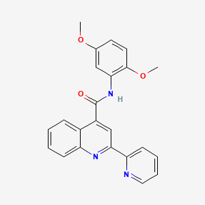 N-(2,5-dimethoxyphenyl)-2-(pyridin-2-yl)quinoline-4-carboxamide