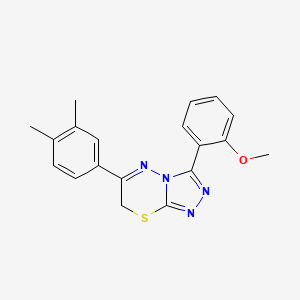 6-(3,4-dimethylphenyl)-3-(2-methoxyphenyl)-7H-[1,2,4]triazolo[3,4-b][1,3,4]thiadiazine