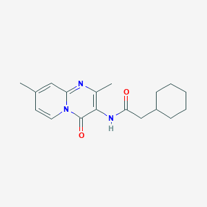 2-Cyclohexyl-N-{2,8-dimethyl-4-oxo-4H-pyrido[1,2-A]pyrimidin-3-YL}acetamide