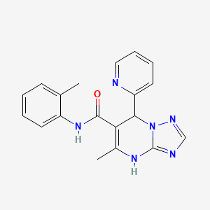 5-methyl-N-(2-methylphenyl)-7-(pyridin-2-yl)-4,7-dihydro[1,2,4]triazolo[1,5-a]pyrimidine-6-carboxamide