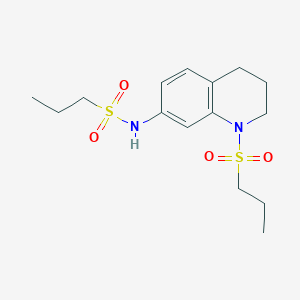 N-(1-(propylsulfonyl)-1,2,3,4-tetrahydroquinolin-7-yl)propane-1-sulfonamide