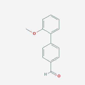 molecular formula C14H12O2 B112610 4-(2-甲氧基苯基)苯甲醛 CAS No. 421553-62-0