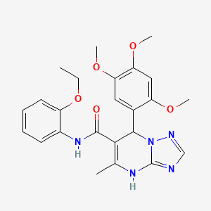 N-(2-ethoxyphenyl)-5-methyl-7-(2,4,5-trimethoxyphenyl)-4,7-dihydro[1,2,4]triazolo[1,5-a]pyrimidine-6-carboxamide