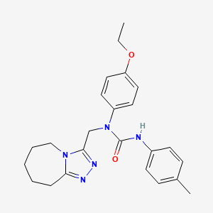 1-(4-ethoxyphenyl)-3-(4-methylphenyl)-1-(6,7,8,9-tetrahydro-5H-[1,2,4]triazolo[4,3-a]azepin-3-ylmethyl)urea