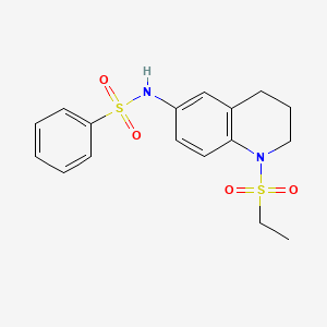 N-(1-(ethylsulfonyl)-1,2,3,4-tetrahydroquinolin-6-yl)benzenesulfonamide