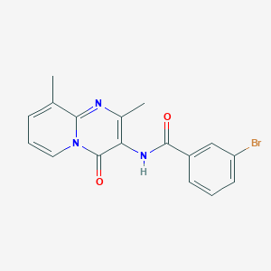 3-Bromo-N-{2,9-dimethyl-4-oxo-4H-pyrido[1,2-A]pyrimidin-3-YL}benzamide