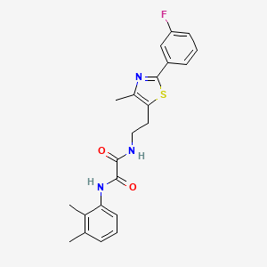 N1-(2,3-dimethylphenyl)-N2-(2-(2-(3-fluorophenyl)-4-methylthiazol-5-yl)ethyl)oxalamide