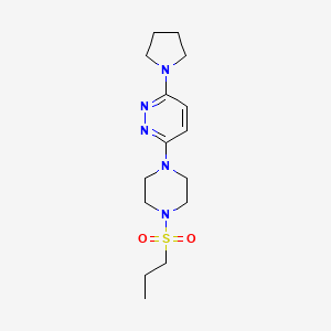 1-(Propylsulfonyl)-4-[6-(1-pyrrolidinyl)-3-pyridazinyl]piperazine