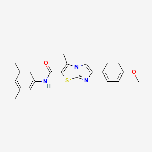 N-(3,5-dimethylphenyl)-6-(4-methoxyphenyl)-3-methylimidazo[2,1-b][1,3]thiazole-2-carboxamide