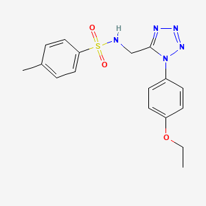 N-((1-(4-ethoxyphenyl)-1H-tetrazol-5-yl)methyl)-4-methylbenzenesulfonamide