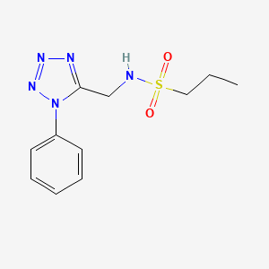 N-((1-phenyl-1H-tetrazol-5-yl)methyl)propane-1-sulfonamide