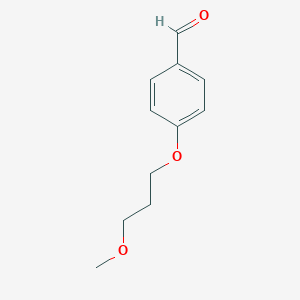 molecular formula C11H14O3 B112617 4-(3-Methoxypropoxy)benzaldehyde CAS No. 42580-35-8