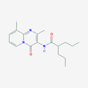 N-{2,9-Dimethyl-4-oxo-4H-pyrido[1,2-A]pyrimidin-3-YL}-2-propylpentanamide