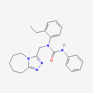 1-(2-ethylphenyl)-3-phenyl-1-(6,7,8,9-tetrahydro-5H-[1,2,4]triazolo[4,3-a]azepin-3-ylmethyl)urea