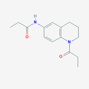 N-(1-propionyl-1,2,3,4-tetrahydroquinolin-6-yl)propionamide