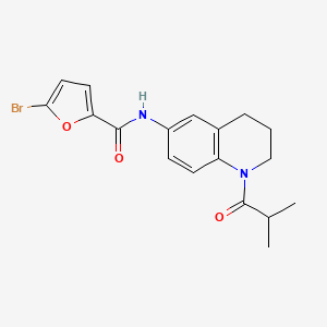 5-bromo-N-(1-isobutyryl-1,2,3,4-tetrahydroquinolin-6-yl)furan-2-carboxamide