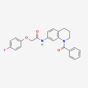 N-(1-benzoyl-1,2,3,4-tetrahydroquinolin-7-yl)-2-(4-fluorophenoxy)acetamide