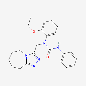 1-(2-ethoxyphenyl)-3-phenyl-1-(6,7,8,9-tetrahydro-5H-[1,2,4]triazolo[4,3-a]azepin-3-ylmethyl)urea