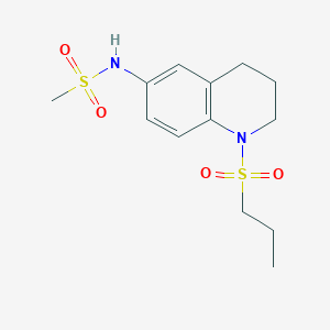 N-(1-(propylsulfonyl)-1,2,3,4-tetrahydroquinolin-6-yl)methanesulfonamide