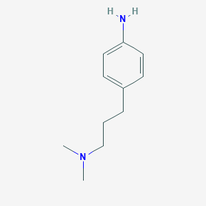 molecular formula C11H18N2 B112621 N-[3-(4-Aminophenyl)propyl]-N,N-dimethylamine CAS No. 42817-60-7