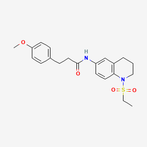 N-(1-(ethylsulfonyl)-1,2,3,4-tetrahydroquinolin-6-yl)-3-(4-methoxyphenyl)propanamide