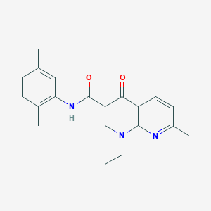 N-(2,5-dimethylphenyl)-1-ethyl-7-methyl-4-oxo-1,4-dihydro-1,8-naphthyridine-3-carboxamide