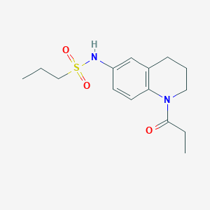 N-(1-propionyl-1,2,3,4-tetrahydroquinolin-6-yl)propane-1-sulfonamide