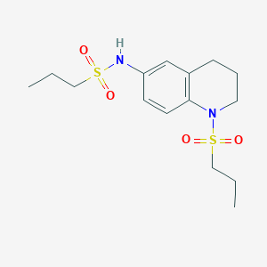 N-(1-(propylsulfonyl)-1,2,3,4-tetrahydroquinolin-6-yl)propane-1-sulfonamide