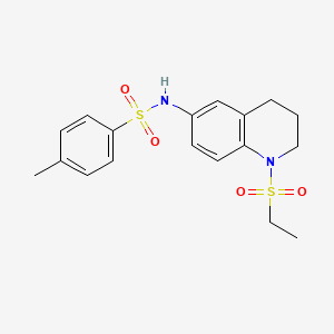 N-(1-(ethylsulfonyl)-1,2,3,4-tetrahydroquinolin-6-yl)-4-methylbenzenesulfonamide