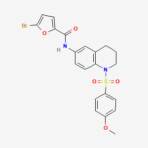 5-Bromo-N-[1-(4-methoxybenzenesulfonyl)-1,2,3,4-tetrahydroquinolin-6-YL]furan-2-carboxamide