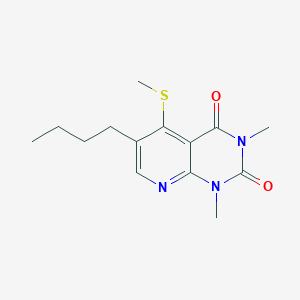 6-butyl-1,3-dimethyl-5-(methylthio)pyrido[2,3-d]pyrimidine-2,4(1H,3H)-dione