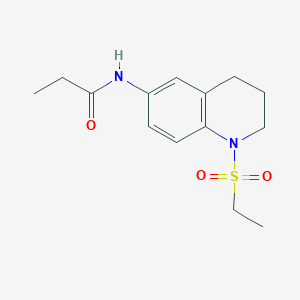 N-(1-(ethylsulfonyl)-1,2,3,4-tetrahydroquinolin-6-yl)propionamide