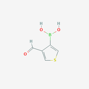 molecular formula C5H5BO3S B112628 3-甲酰基-4-噻吩硼酸 CAS No. 4347-32-4