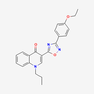 3-[3-(4-ethoxyphenyl)-1,2,4-oxadiazol-5-yl]-1-propylquinolin-4(1H)-one